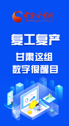 圖解|甘肅復(fù)工復(fù)產(chǎn)有多拼，看看這組數(shù)字就知道了 
