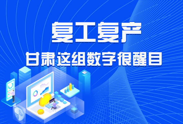 圖解|甘肅復(fù)工復(fù)產(chǎn)有多拼，看看這組數(shù)字就知道了 