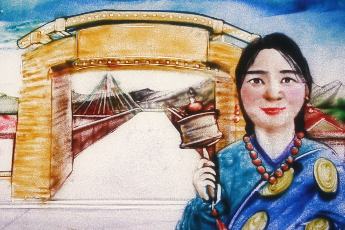 沙畫|奮力追夢！2020決戰(zhàn)脫貧攻堅(jiān)“甘肅卷”