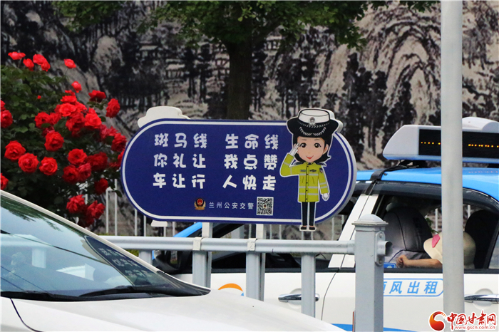 蘭州市機(jī)動(dòng)車(chē)禮讓行人率達(dá)到95%