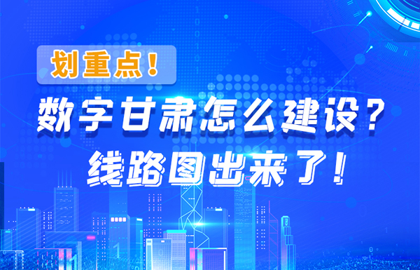 圖解|劃重點！數(shù)字甘肅怎么建設？線路圖出來了！