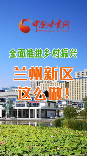 圖解|全面推進鄉(xiāng)村振興 蘭州新區(qū)這么做！