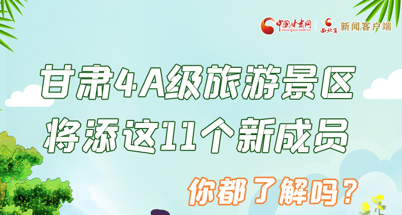 圖解|甘肅4A級(jí)旅游景區(qū)將添這11個(gè)新成員 你都了解嗎？