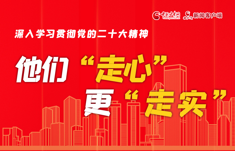 SVG海報丨深入學習貫徹黨的二十大精神，他們“走心”更“走實”