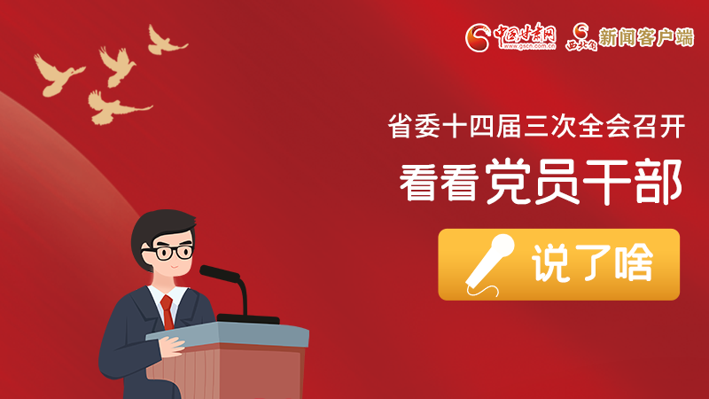 圖解|事關(guān)甘肅省委十四屆三次全會，黨員干部這么說！