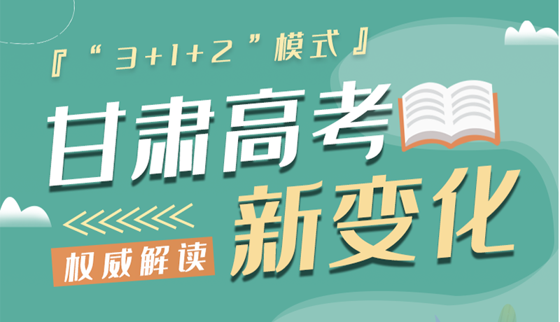 長(zhǎng)圖|甘肅2024年高考新變化：“3+1+2”模式提前了解！