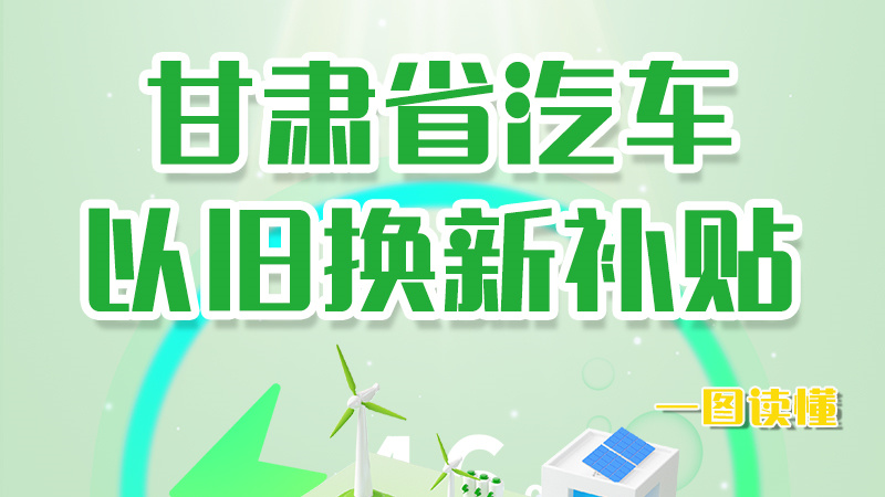 海報(bào)|重大利好！甘肅省汽車以舊換新補(bǔ)貼來了