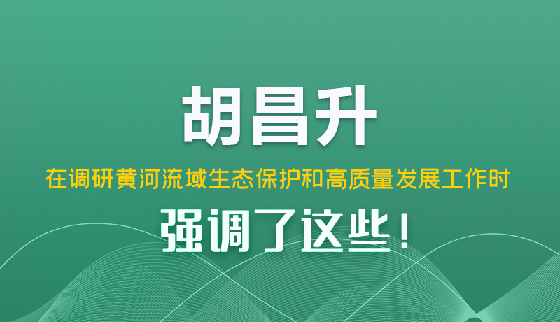 圖解|胡昌升在調(diào)研黃河流域生態(tài)保護(hù)和高質(zhì)量發(fā)展工作時(shí)強(qiáng)調(diào)了這些！