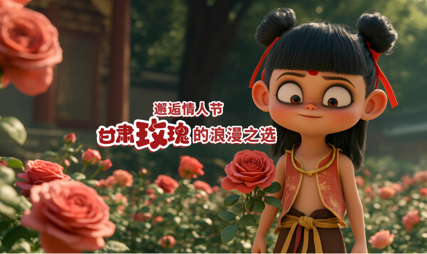 AI視頻 | 邂逅情人節(jié)，甘肅玫瑰的浪漫之選