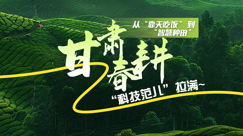 長(zhǎng)圖|從“靠天吃飯”到“智慧種田”，甘肅春耕“科技范兒”拉滿